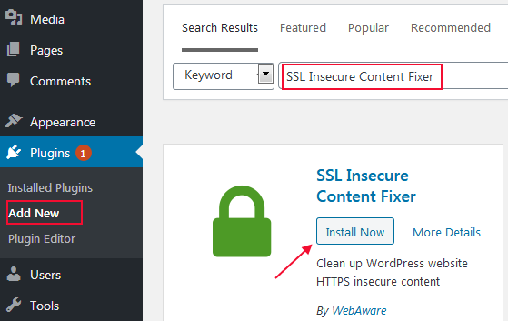 Fix lỗi SSL insecure